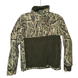 Drake Olive and Camouflage Utility Jacket